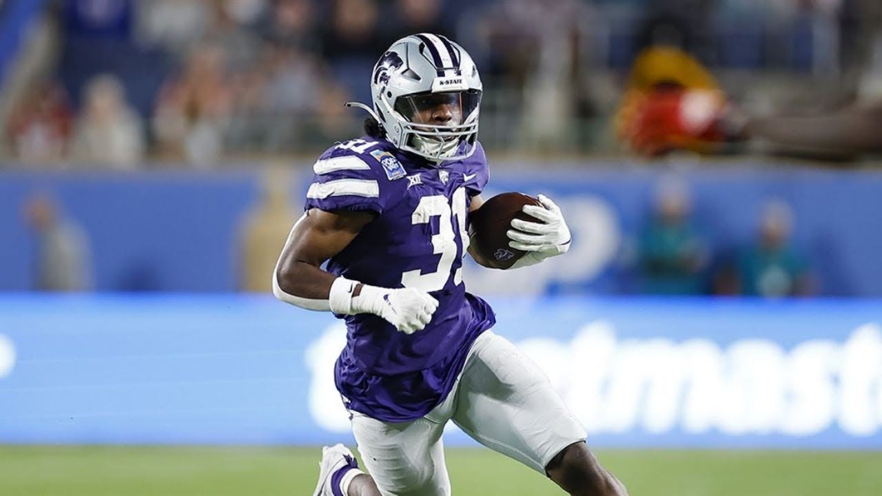 DJ Giddens || Kansas State Wildcats Running Back || 2024 Junior Highlights