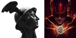 Hermes the messenger of the Greek gods and today's DC character the Flash