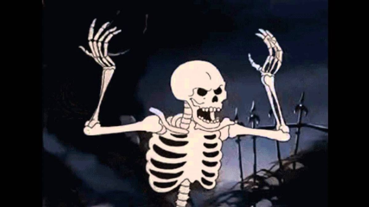 Spooky Scary Skeletons remix (With Gifs) - YouTube