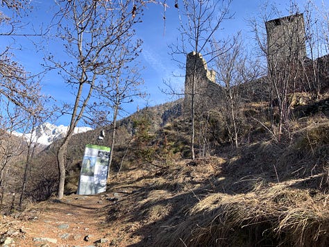 Visit of the castle of Graines, Italy