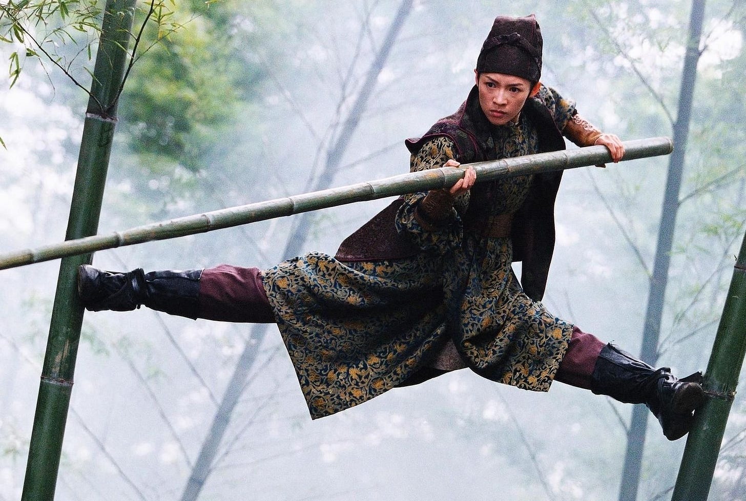 Scene bamboo weapon house of flying daggers Scene bamboo weapon house of flying daggers