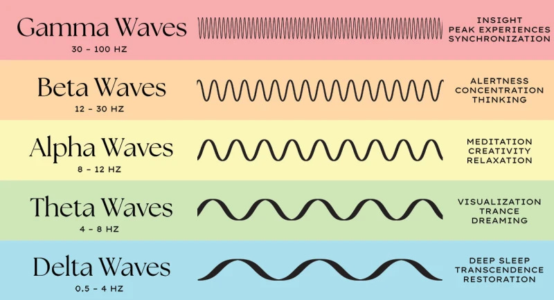 brainwaves frequencies chart
