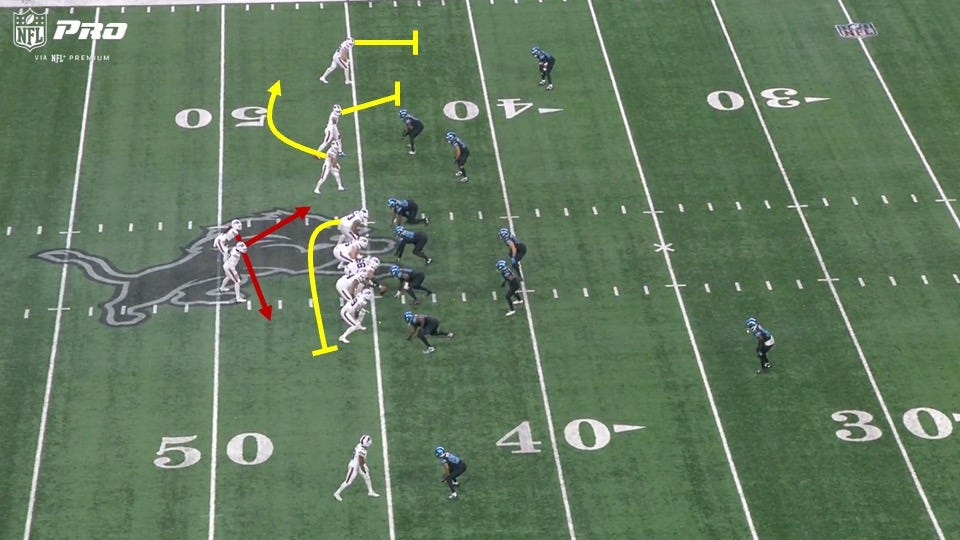 How Bills OC Joe Brady Took Advantage of a Depleted Lions Defense