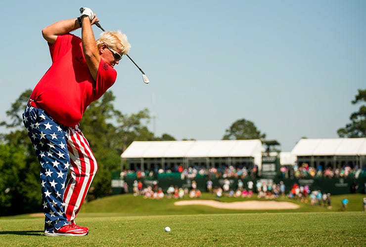 Injured shoulder forces John Daly to withdraw from U.S. Senior Open Injured shoulder forces John Daly to withdraw from U.S. Senior Open