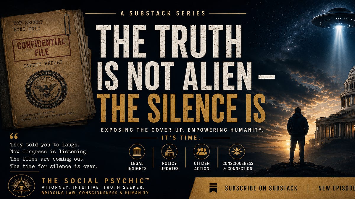 Part 1: The Truth Is Not Alien — The Silence Is The Silkwood Precedent: The Missing Folder That Still Explains America’s Secrecy Problem-