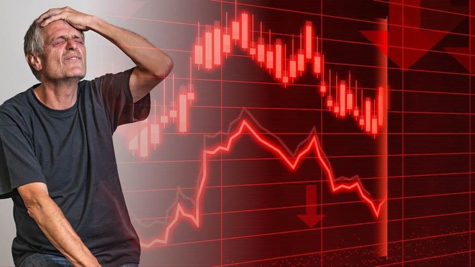 Free crash stock exchange illustration