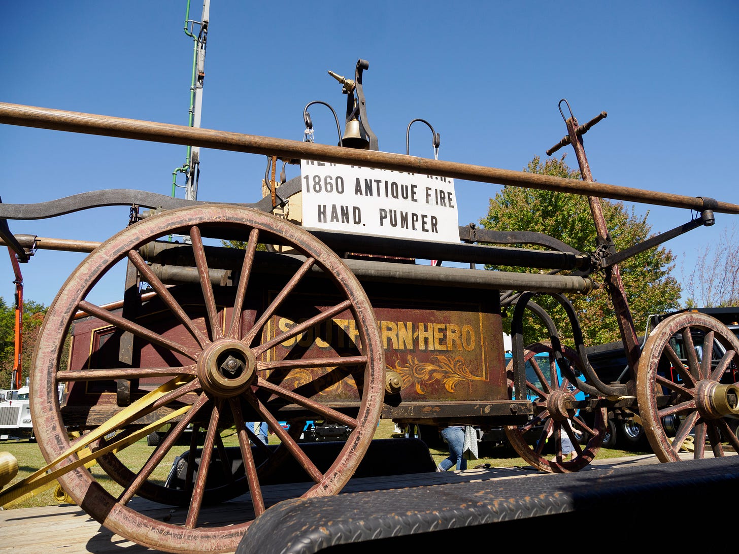 antique pumper