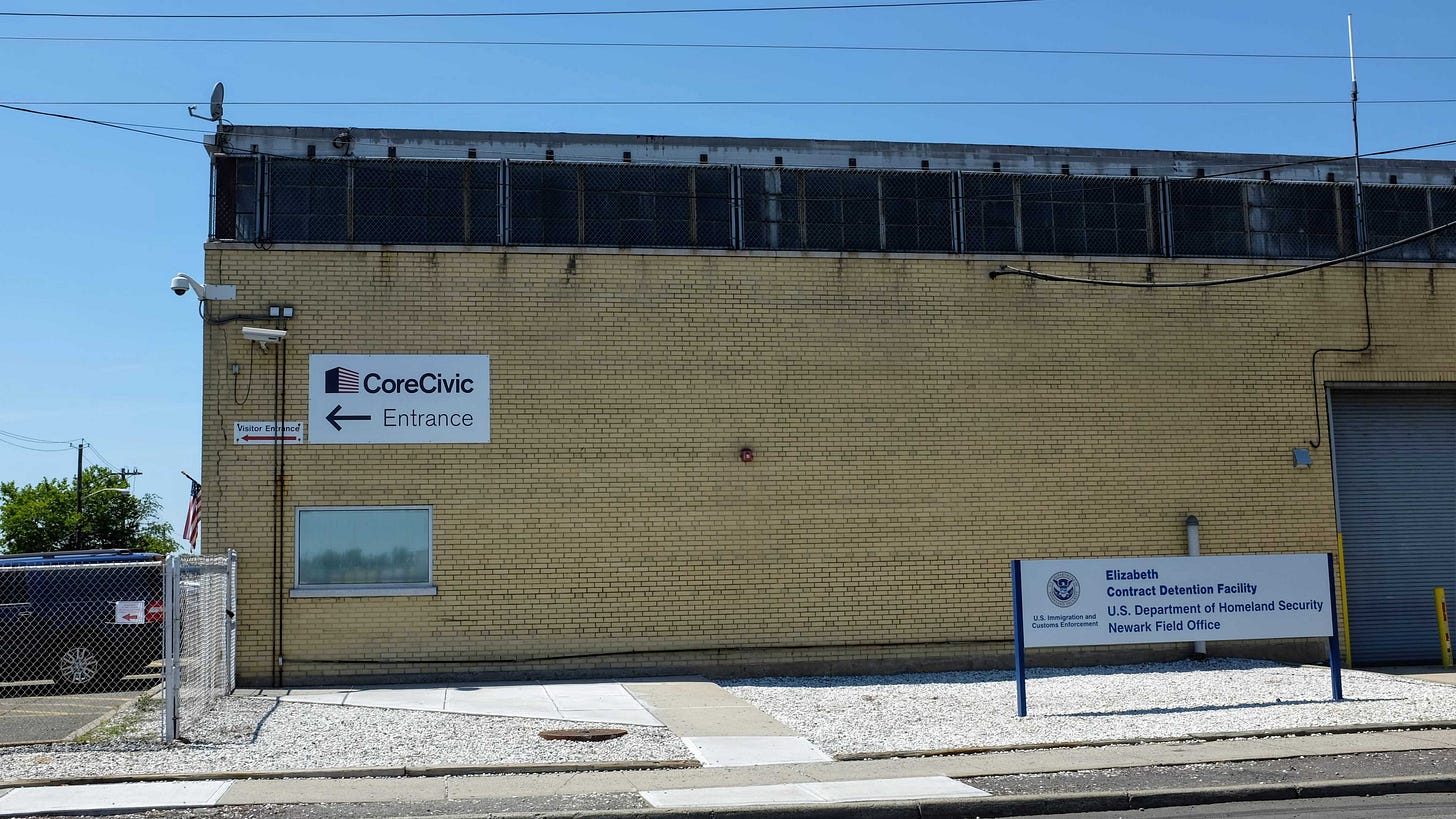 ICE Quietly Extends Elizabeth Detention Center Contract With CoreCivic