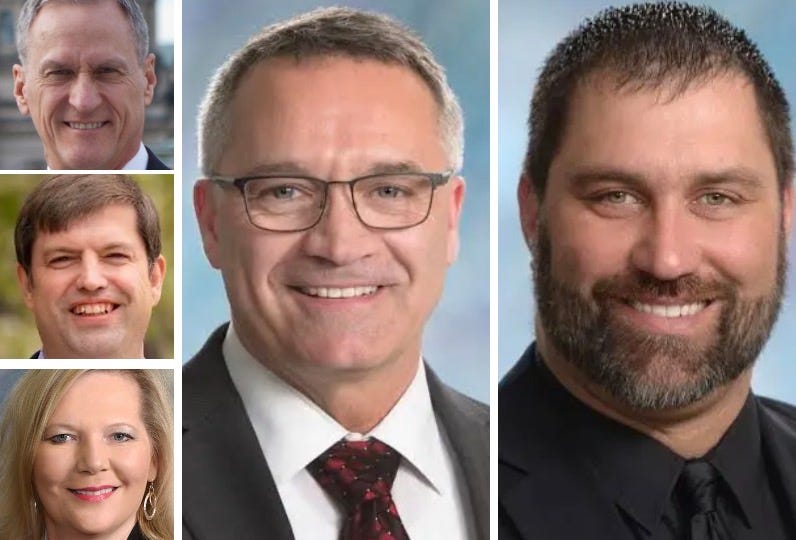 Former GOP governor, Democratic nominee backing bid to oust Republican senator