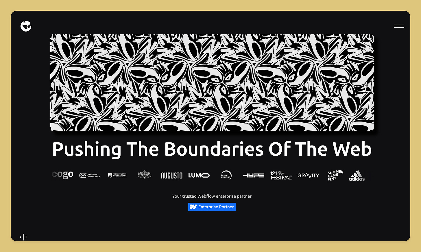 Screenshot Psychoactive Studios’ homepage.