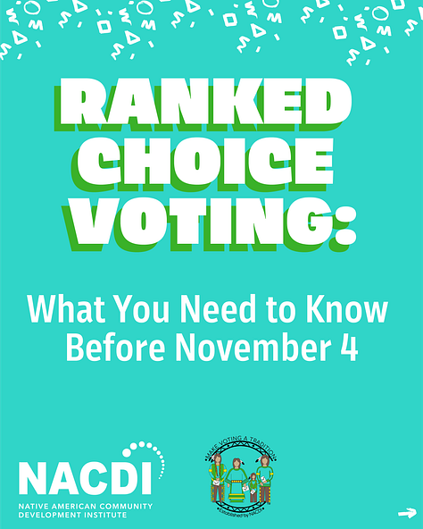Infographic explaining Rank Choice Voting