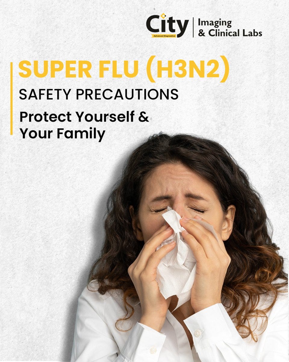 Super Flu (H3N2) is spreading fast—stay alert, stay protected. Simple precautions and #EarlyTesting 𝐜𝐚𝐧 𝐬𝐚𝐯𝐞 𝐥𝐢𝐯𝐞𝐬. 📍 Get tested at 𝐂𝐢𝐭𝐲 𝐈𝐦𝐚𝐠𝐢𝐧𝐠 & 𝐂𝐥𝐢𝐧𝐢𝐜𝐚𝐥 𝐋𝐚𝐛𝐬 📞 011-47252025 📱 WhatsApp: 9577727772 #SuperFlu #H3N2 ... Super Flu (H3N2) is spreading fast—stay alert, stay protected. Simple precautions and #EarlyTesting 𝐜𝐚𝐧 𝐬𝐚𝐯𝐞 𝐥𝐢𝐯𝐞𝐬. 📍 Get tested at 𝐂𝐢𝐭𝐲 𝐈𝐦𝐚𝐠𝐢𝐧𝐠 & 𝐂𝐥𝐢𝐧𝐢𝐜𝐚𝐥 𝐋𝐚𝐛𝐬 📞 011-47252025 📱 WhatsApp: 9577727772 #SuperFlu #H3N2 ...