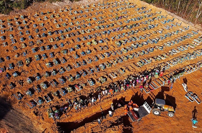 Brasil passa de 540 mil mortes por covid-19, e OMS alerta que a pandemia  está longe do fim - Brasil de Fato