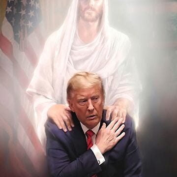 Donald Trump – Jesus Guide Me | Greeting Card