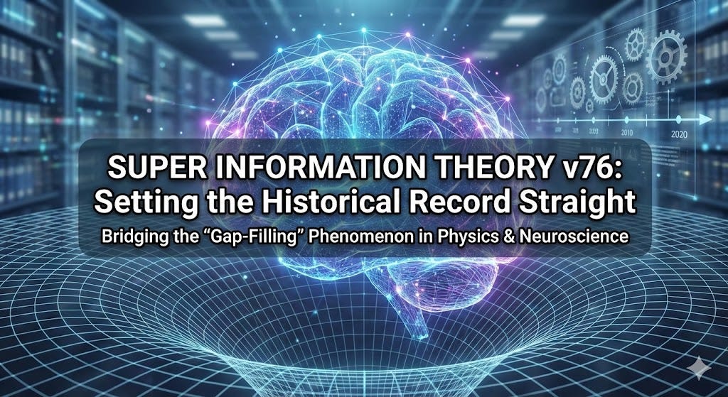 Update: Super Information Theory v76 – Setting the Historical Record Straight