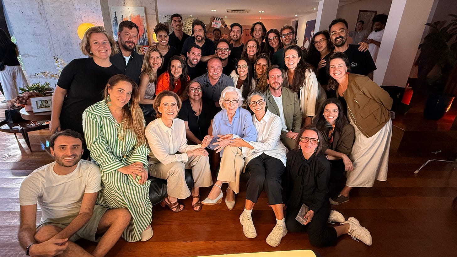 equipe de produção de "Feito de Fernandas", especial da Rede Globo