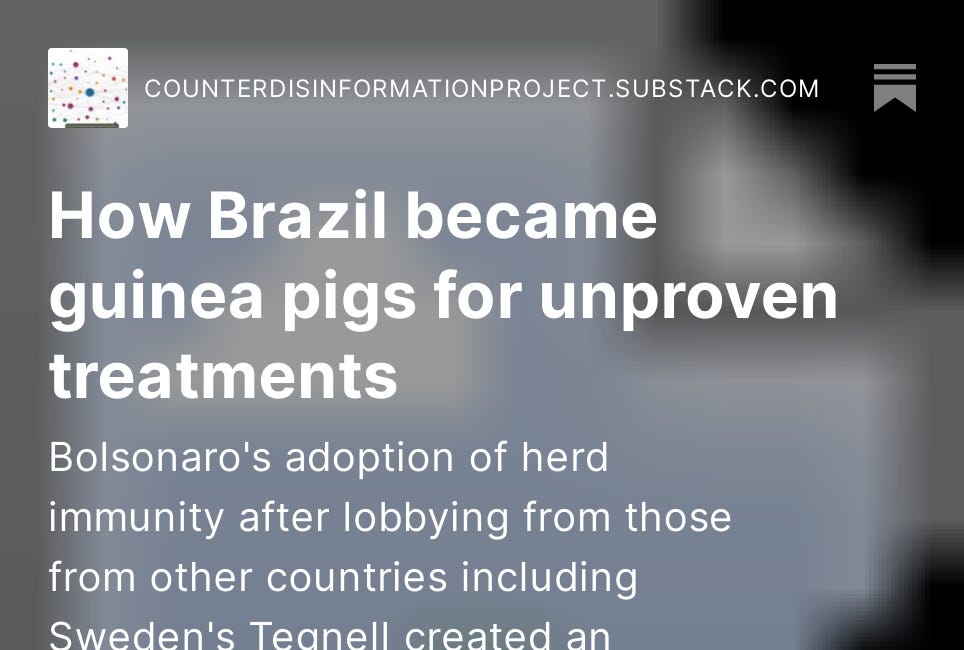 How Brazil became guinea pigs for unproven treatments