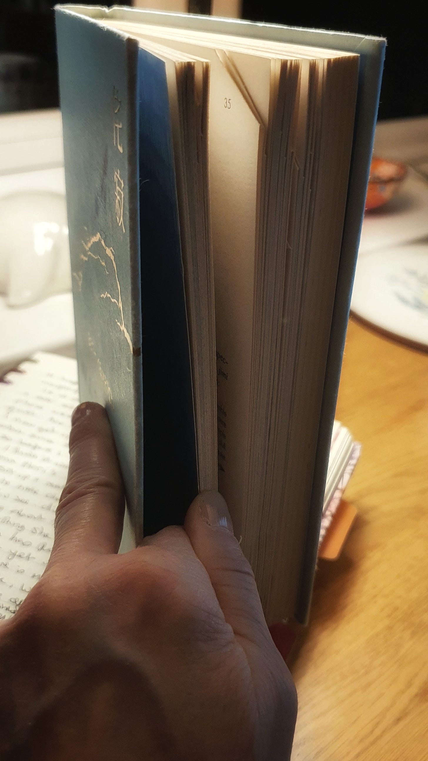 Wabi Sabi and all it's bent over page corners