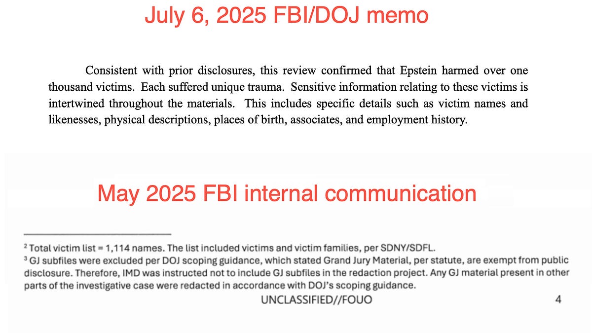 WOW! More evidence of the government deceiving us about Epstein!