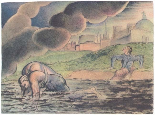 The Slough of Despond. Picture by William Blake. | The pilgrim's ...