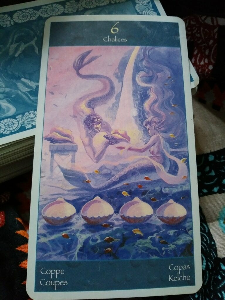 A Message from the Universe - 6 of Chalices