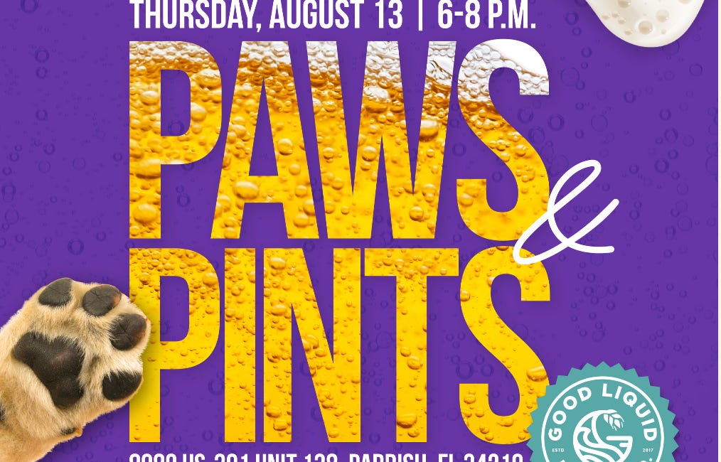 Paws & Pints in Parrish Offers Look at Life-Changing Work of Dogs Inc