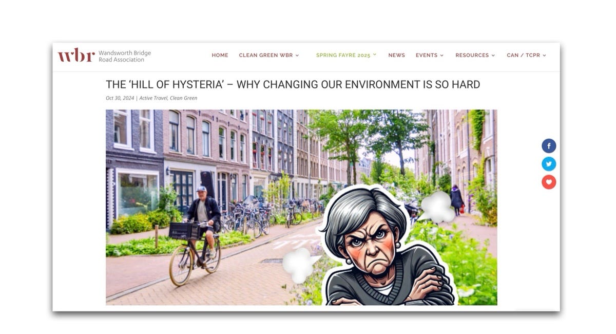 Why changing our street environment is so hard