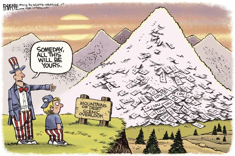 A Mountain of Debt - Jackson Hole Economics A Mountain of Debt - Jackson Hole Economics