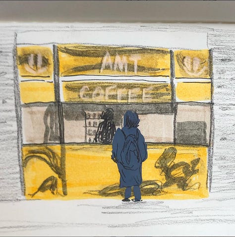 some of the drawings I made during that time