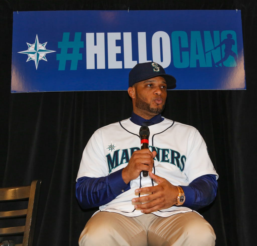 Seattle Mariners Introduce Robinson Cano Seattle Mariners Introduce Robinson Cano