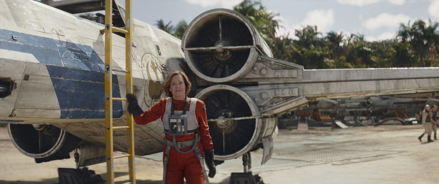 Sigourney Weaver as Ward in The Mandalorian and Grogu. Sigourney Weaver as Ward in The Mandalorian and Grogu.
