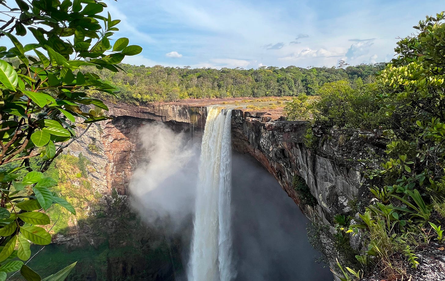 Kaieteur Falls seen from the rim, Kaieteur National Park, Guyana