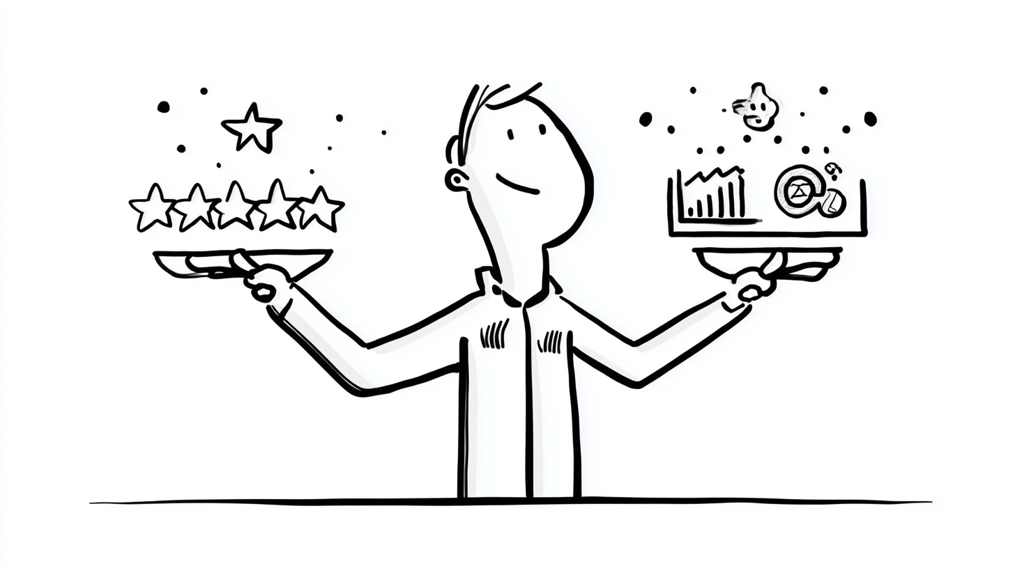 Product Strategy: Balancing Model Accuracy Improvements with User Experience Features icon Product Strategy: Balancing Model Accuracy Improvements with User Experience Features icon