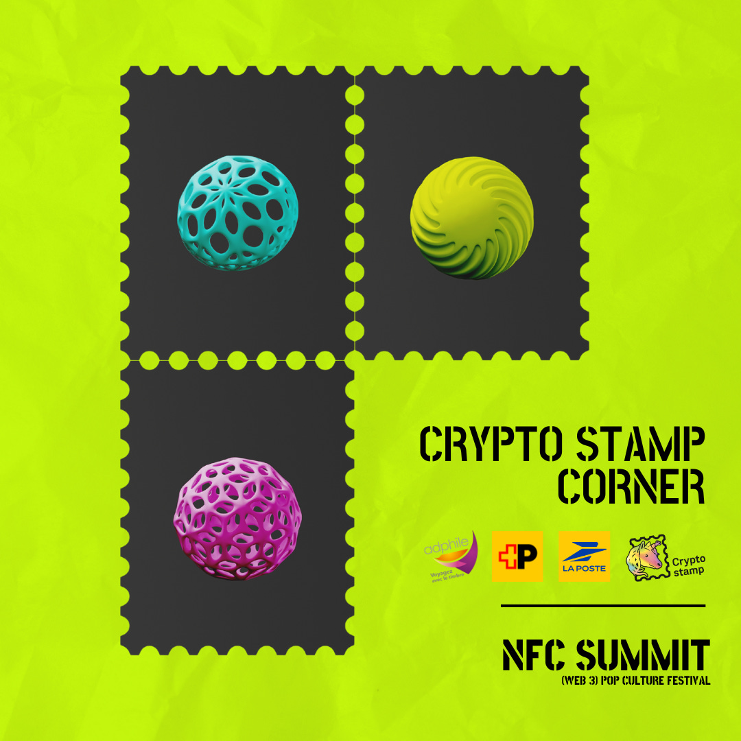 Austria, France, and Switzerland present Crypto Stamp Corner at NFC ! ✨