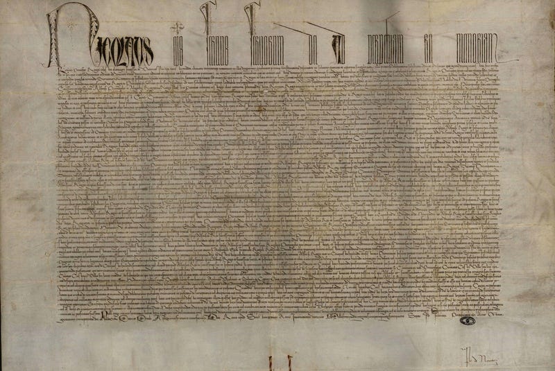 <em>Romanus pontifex</em>, papal bull of Pope Nicolas V, Portugal, 8 January 1455, courtesy of the Arqivo Nacional da Torre do Tombo, Lisbon, Portugal.