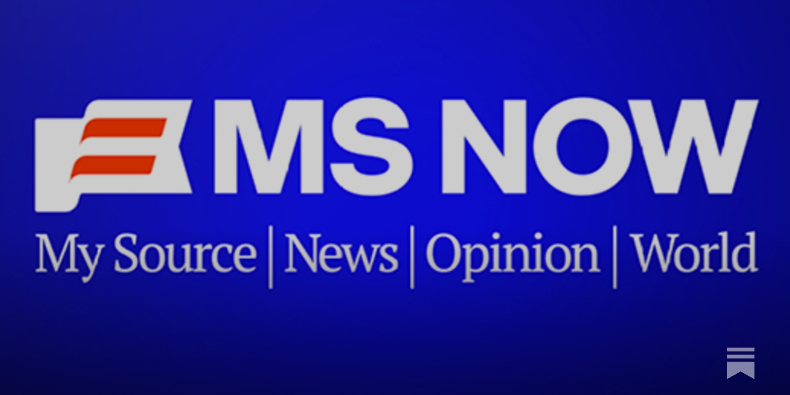 MSNBC will rebrand as MS NOW, CNBC to keep its name / YouTube 