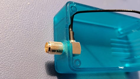 Installing the external antenna