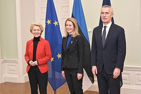Statement by President von der Leyen at the joint press conference with  Estonian Prime Minister Kallas and NATO Secretary-General Stoltenberg -  European Commission