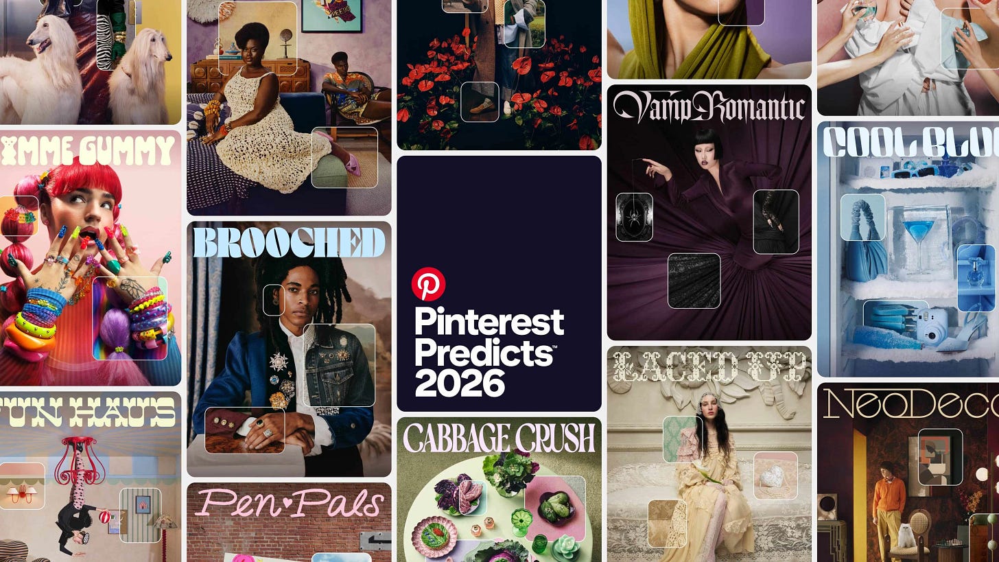 Pinterest Predicts™: Nonconformity, self-preservation, and escapism drive 21 trends for 2026 | Pinterest Newsroom Pinterest Predicts™: Nonconformity, self-preservation, and escapism drive 21 trends for 2026 | Pinterest Newsroom