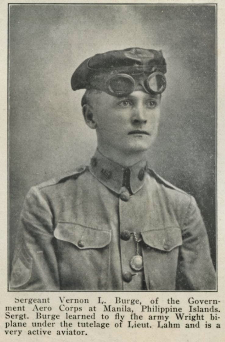 Vernon L. Burge of the “Government Aero Corps.” – The Jive Bomber