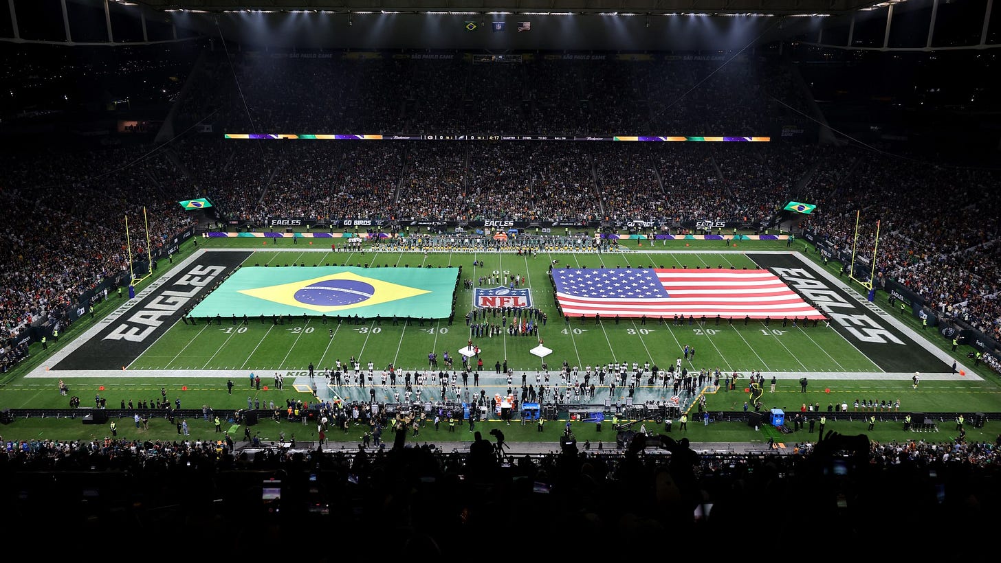 YouTube Exclusive NFL Game Set for Brazil Week One With LA Chargers