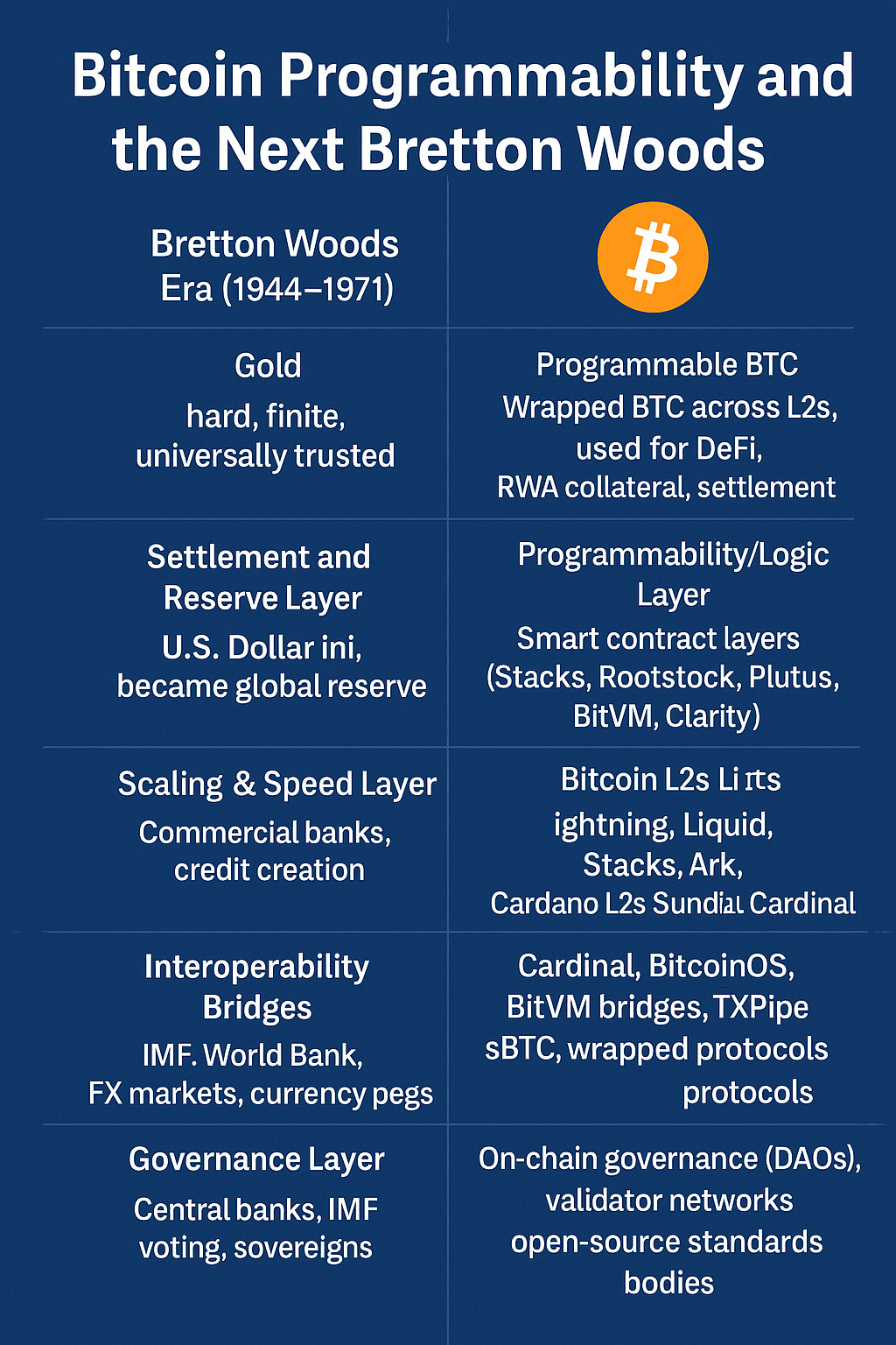 Bitcoin Programmability and the Next Bretton Woods