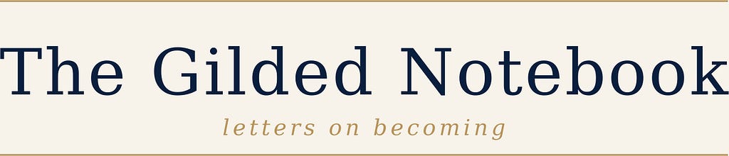 The Gilded Notebook