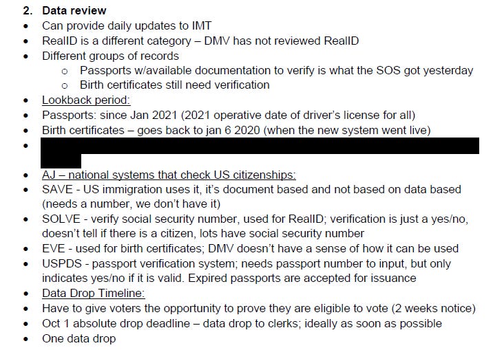 Kotek's curious redaction