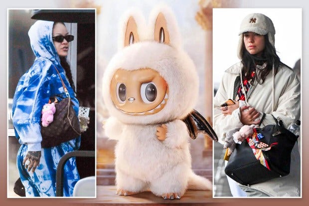 Rihanna and Dua Lipa among celebs showing off Labubu dolls as strange fluffy creatures surge in popularity | The Sun Rihanna and Dua Lipa among celebs showing off Labubu dolls as strange fluffy creatures surge in popularity | The Sun