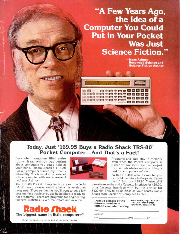 From the April 1982 issue of 80 US magazine