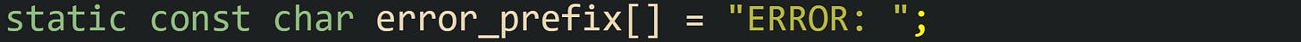 static const char error_prefix[] = "ERROR: ";