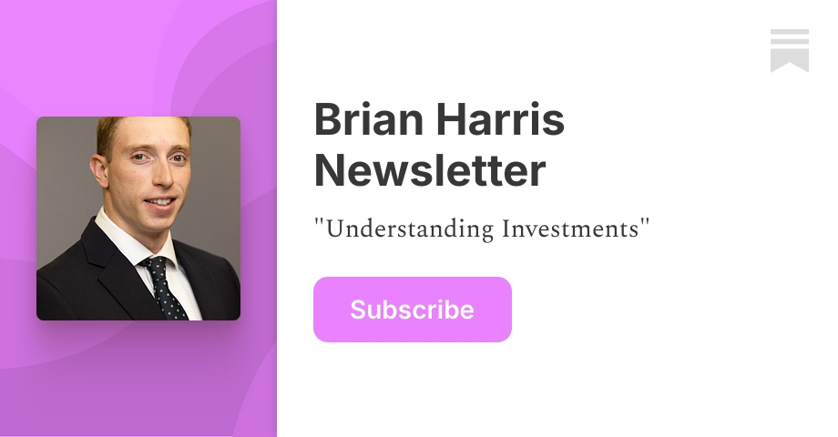 Brian Harris Newsletter | Substack