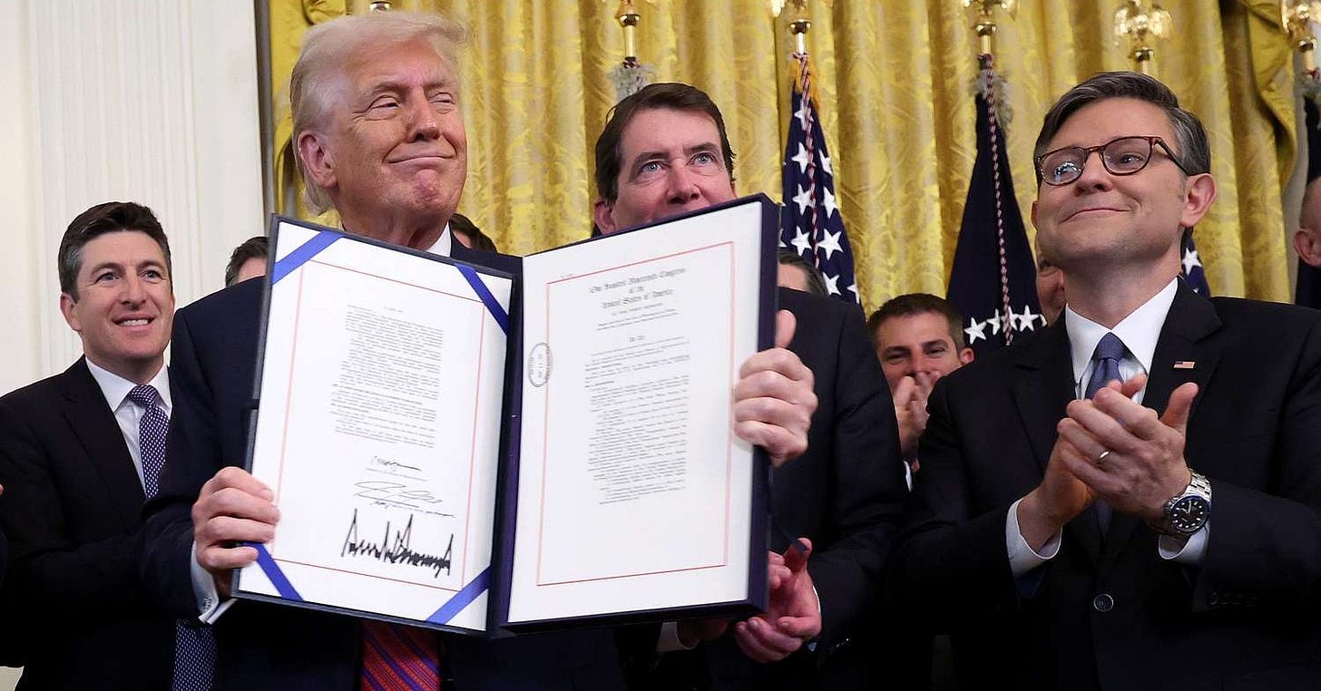 Trump Signs GENIUS Act Into Law, in Major Milestone for Crypto Industry