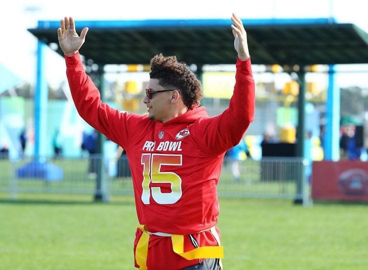 Patrick Mahomes on Instagram: “Flag football was awesome today! Thank you  @specialolympics”